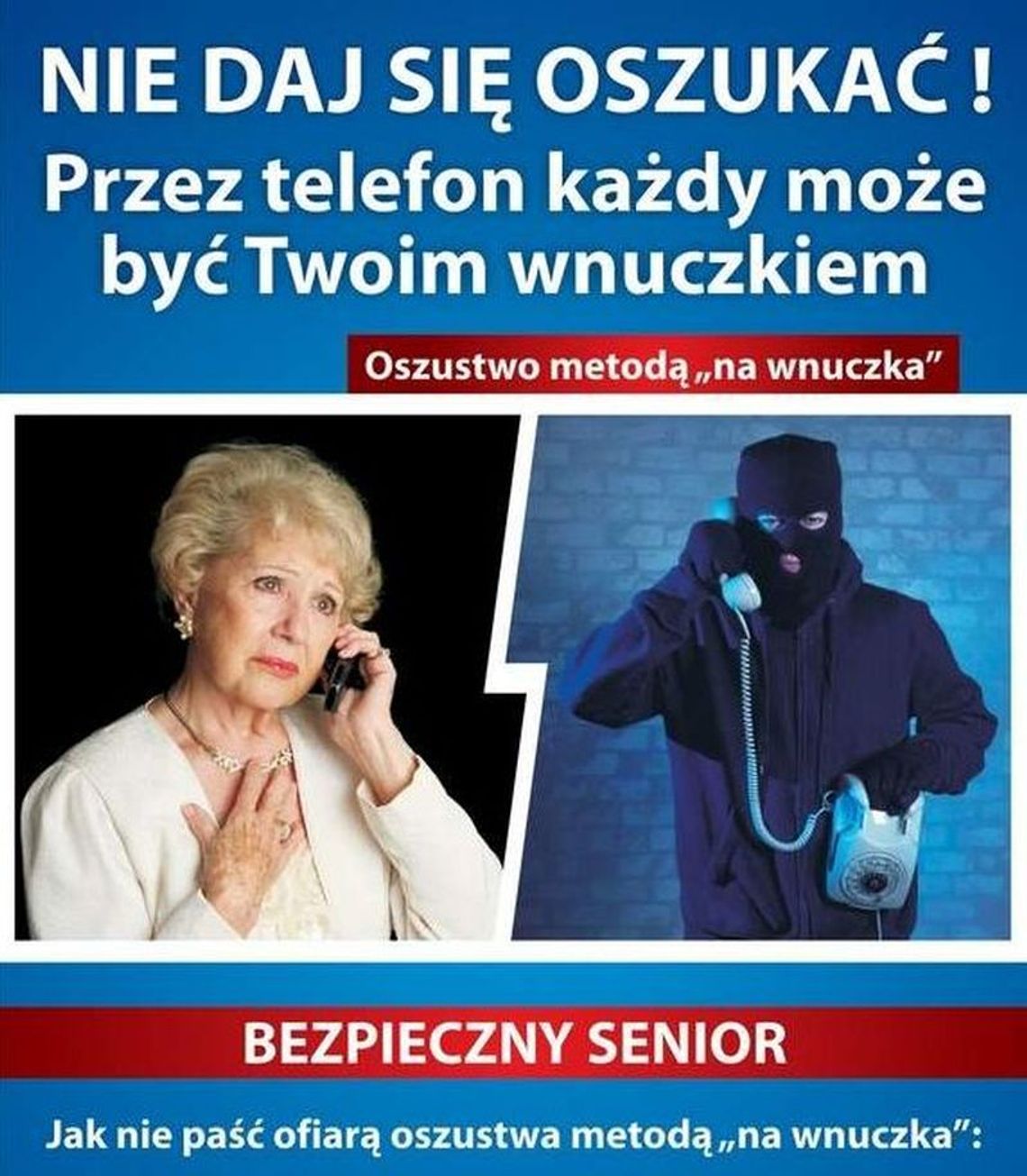 Policjanci ostrzegają - uważajmy na oszustów