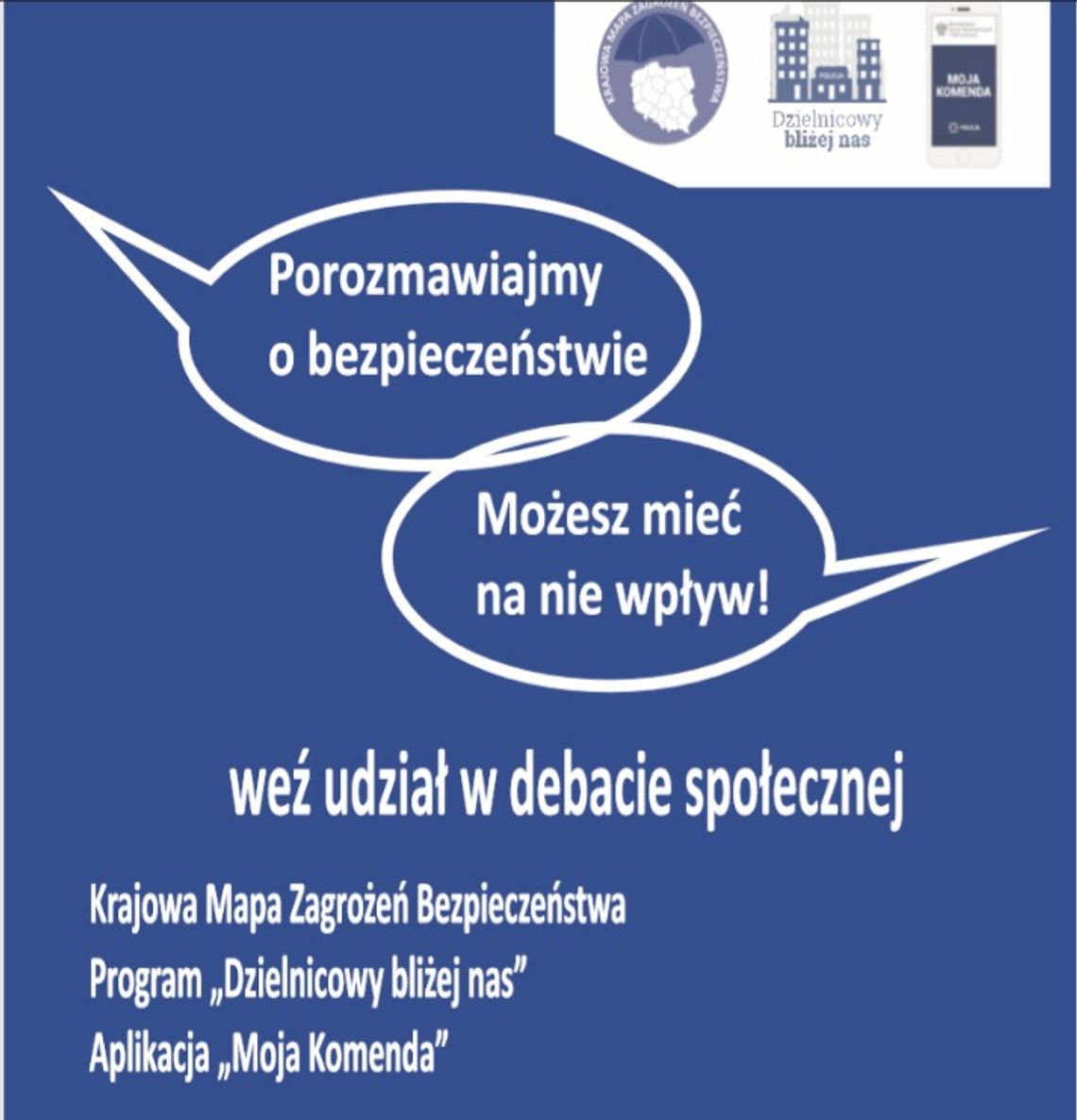 Policjanci zapraszają na debatę ewaluacyjną w Czarnej Wodzie