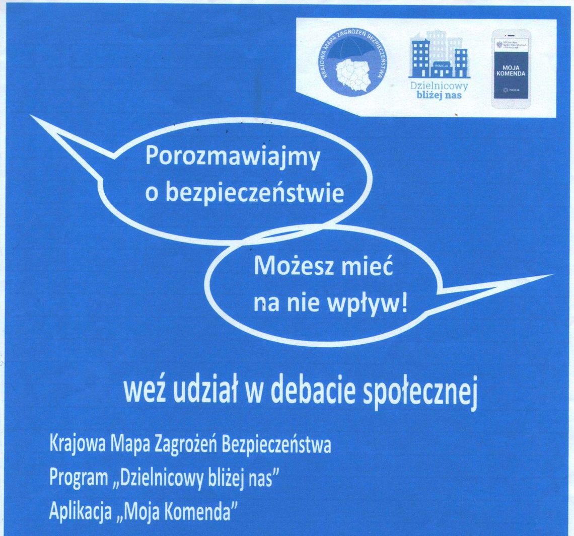 Policjanci zapraszają na debatę społeczną w Kaliskach Policjanci zapraszają na debatę społeczną w Kaliskach