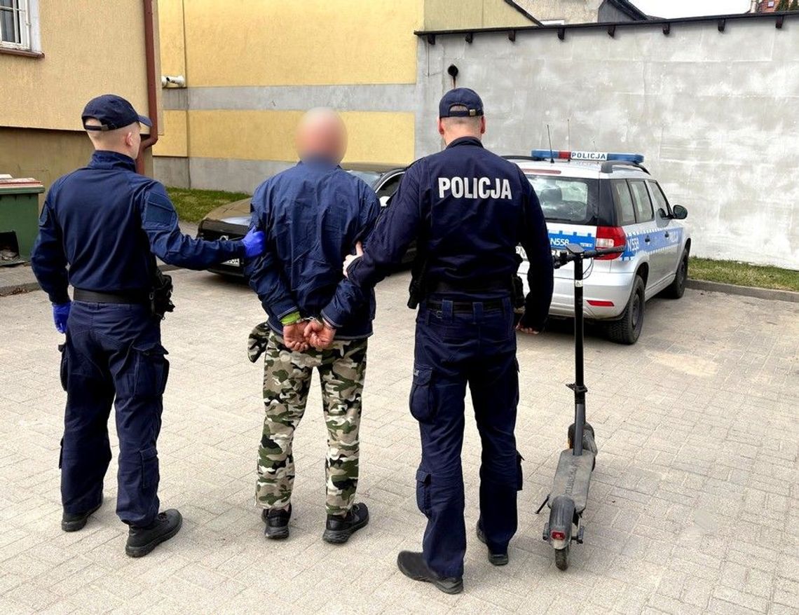 Policjanci zatrzymali złodzieja i odzyskali ukradzioną hulajnogę