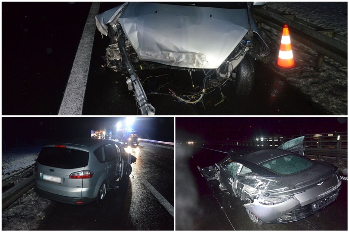 Poszukiwanie świadkowie wypadku na autostradzie, który mógł skończyć się tragicznie...