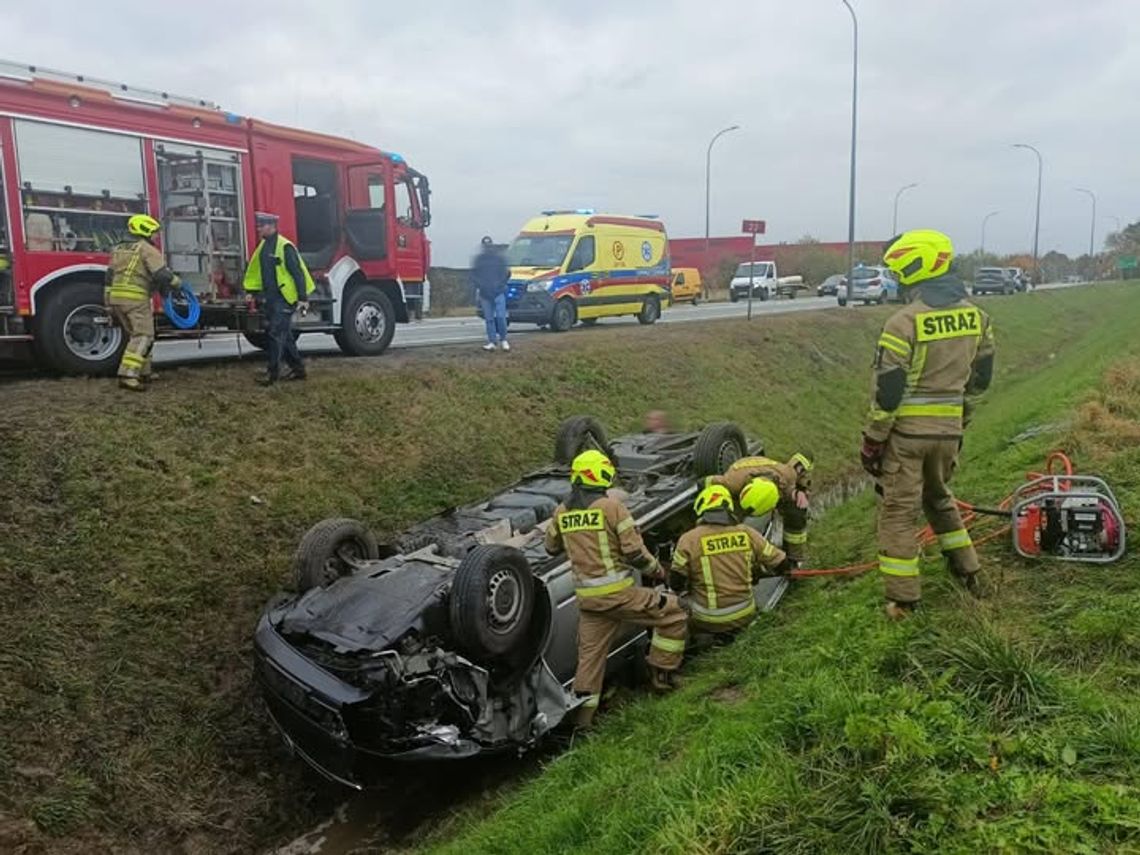 Poważny wypadek na DK 22. Występują utrudnienia w ruchu Poważny wypadek na DK 22. Występują utrudnienia w ruchu