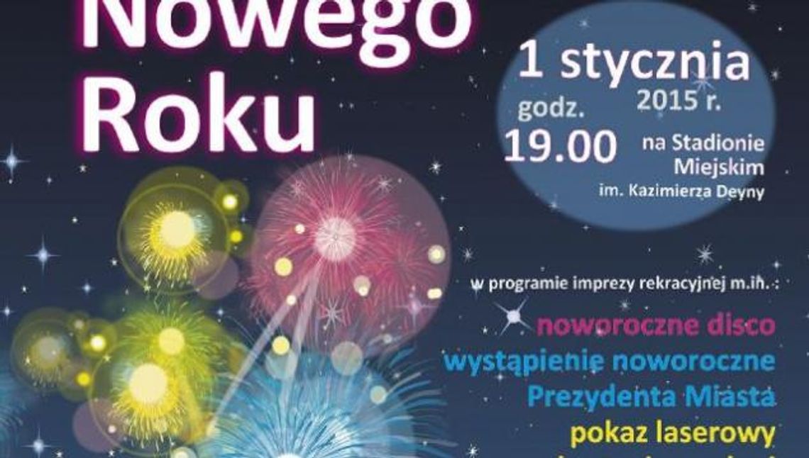 Powitanie Nowego Roku już dziś na stadionie miejskim! Powitanie Nowego Roku już dziś na stadionie miejskim!