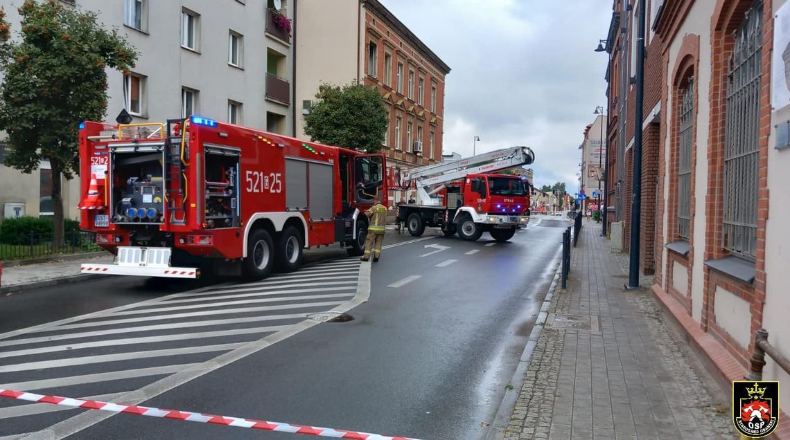 Pożar w centrum miasta. Z ogniem walczyło 6 zastępów