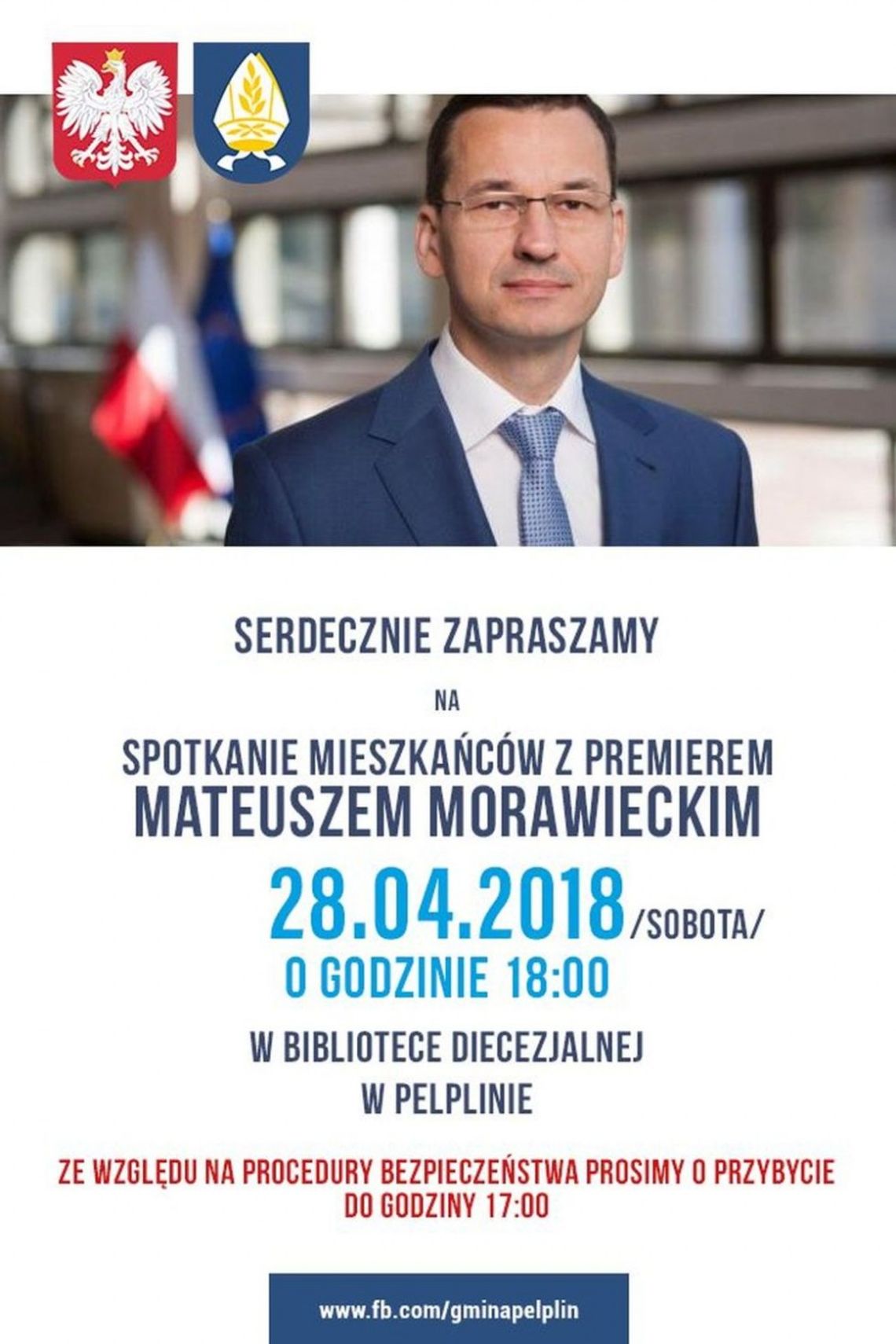 Premier Morawiecki przyjedzie do Pelplina. W sobotę spotkanie z mieszkańcami Premier Morawiecki przyjedzie do Pelplina. W sobotę spotkanie z mieszkańcami