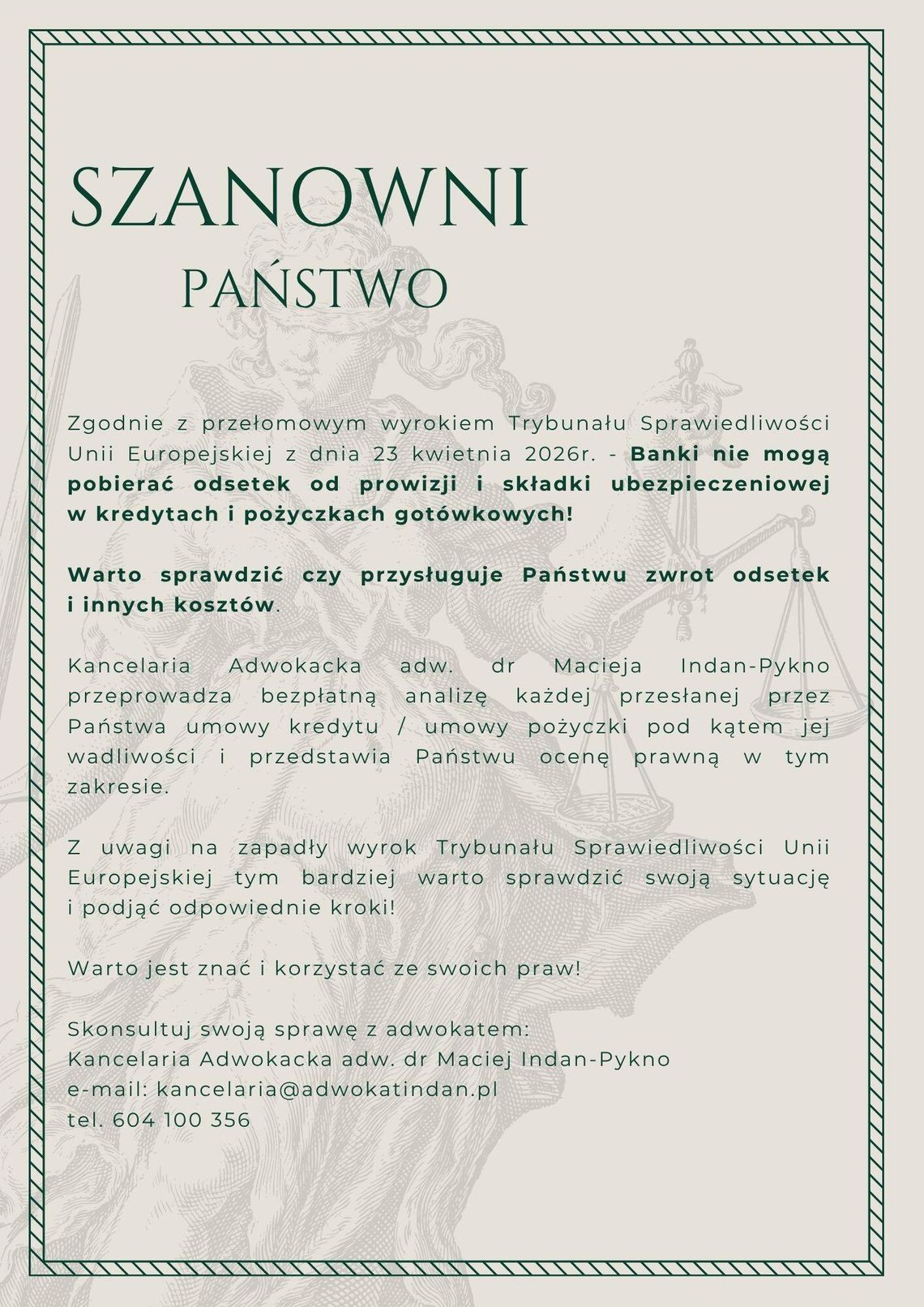 Przełomowy wyrok TSUE: Czy banki będą musiały zwracać miliardy złotych?