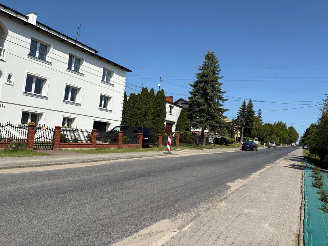 Remont ulicy Słonecznej w Lubichowie