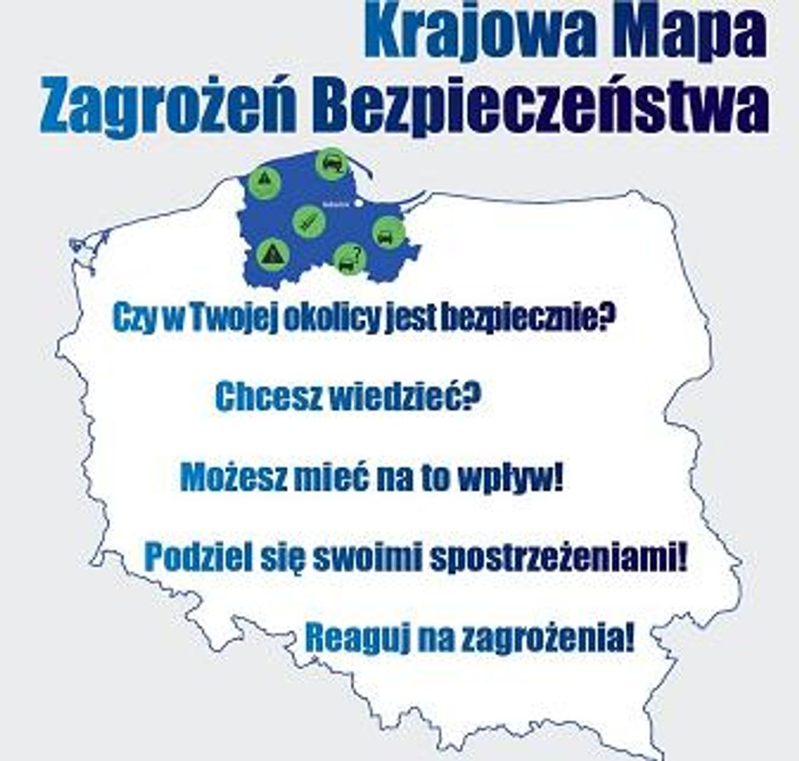 Ruszył policyjny program pn. &quot;Krajowa Mapa Zagrożeń Bezpieczeństwa&quot;. Sprawdźcie co to takiego