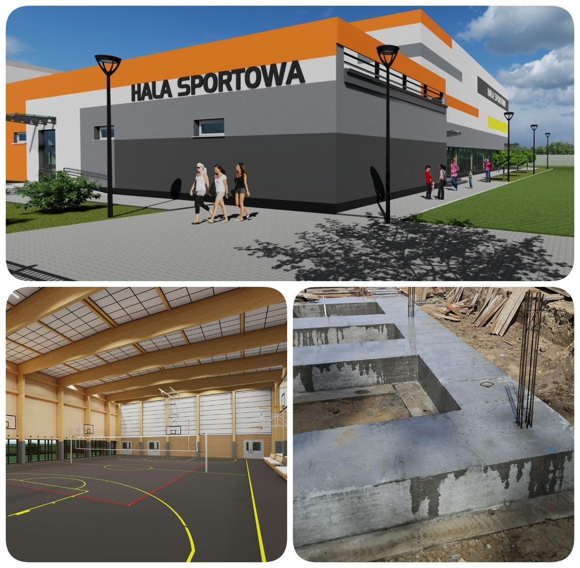 Są już fundamenty! Trwa budowa hali sportowej w Godziszewie