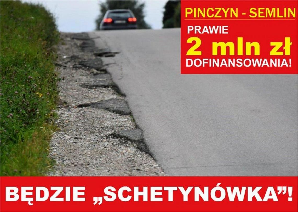 Schetynówka dla gminy Zblewo. Wyremontują 3 kilometry drogi