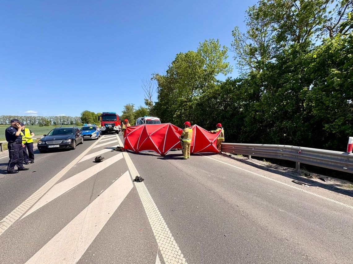 Śmiertelny wypadek na DK22. Berlinka w kierunku Malborka całkowicie zablokowana Śmiertelny wypadek na DK22. Berlinka w kierunku Malborka całkowicie zablokowana