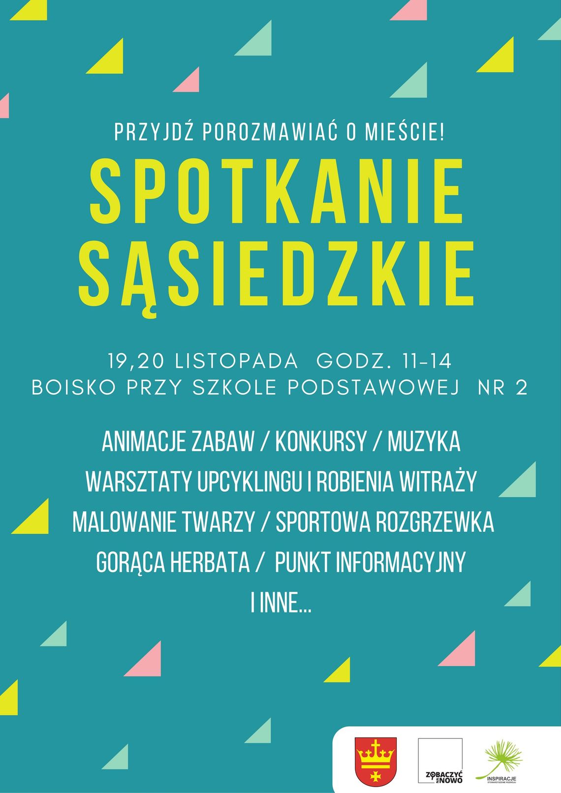 Spotkania sąsiedzkie. Już w sobotę i niedzielę na boisku przy PSP nr 2! Spotkania sąsiedzkie. Już w sobotę i niedzielę na boisku przy PSP nr 2!