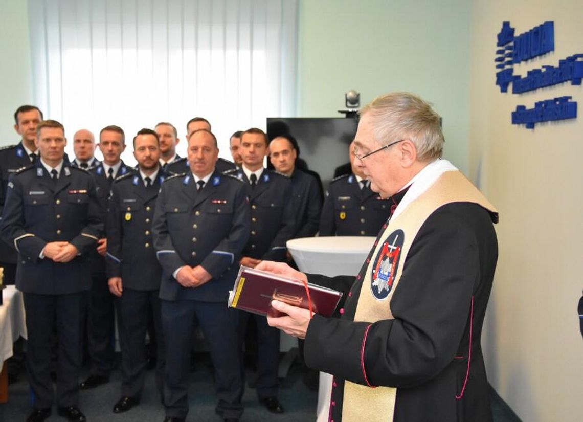 Spotkanie opłatkowe starogardzkich policjantów Spotkanie opłatkowe starogardzkich policjantów