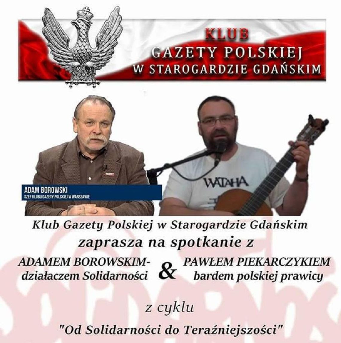 Spotkanie z Legendą Solidarności Walczącej Spotkanie z Legendą Solidarności Walczącej