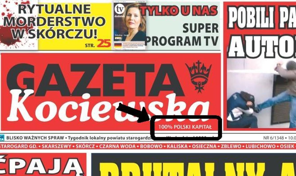 Sprzedaliście  gazetę Niemcom? Ogólnopolska akcja dezinformacyjna