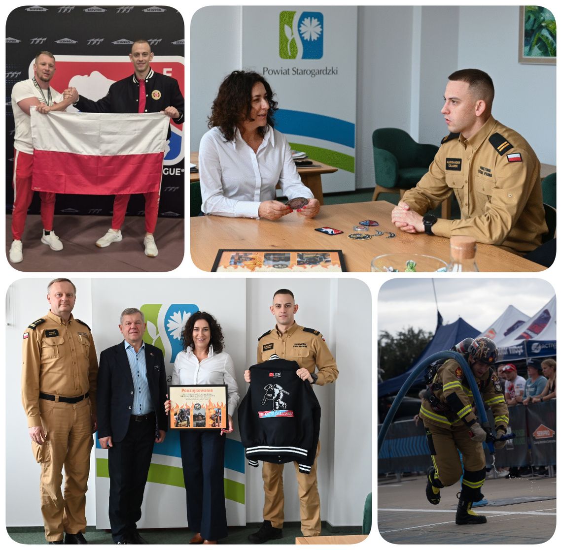 Sukces strażaka z powiatu starogardzkiego na mistrzostwach świata w USA Sukces strażaka z powiatu starogardzkiego na mistrzostwach świata w USA