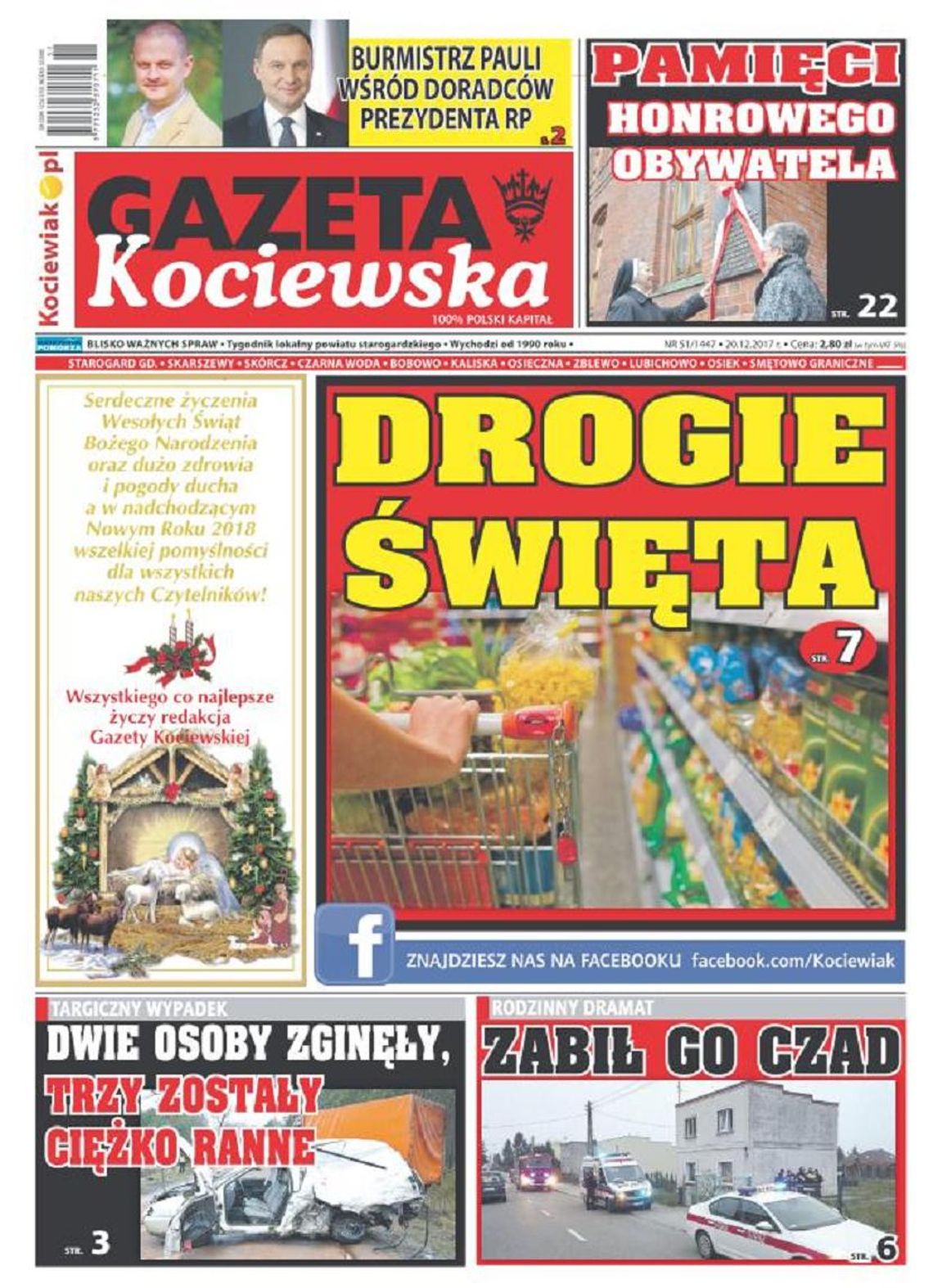 Świąteczne wydanie Gazety Kociewskiej już w kioskach! Świąteczne wydanie Gazety Kociewskiej już w kioskach!