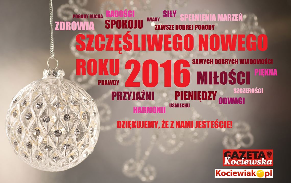 Szczęśliwego Nowego Roku! Niech się spełnią Wasze marzenia! Szczęśliwego Nowego Roku! Niech się spełnią Wasze marzenia!