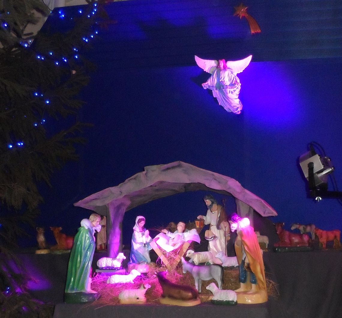 Szopka bożonarodzeniowa w kościele św. Wojciecha Szopka bożonarodzeniowa w kościele św. Wojciecha