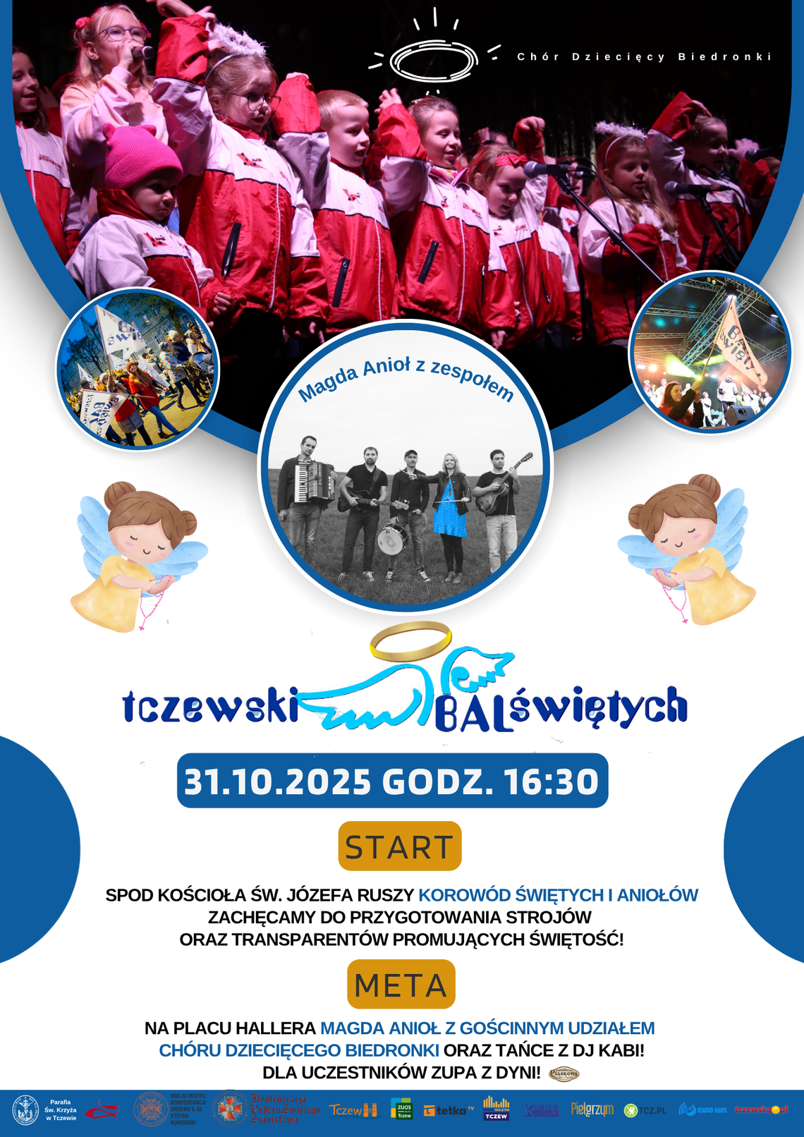 Tczewski Bal Świętych 2025 - anielskie wydarzenie na ulicach Tczewa Tczewski Bal Świętych 2025 - anielskie wydarzenie na ulicach Tczewa