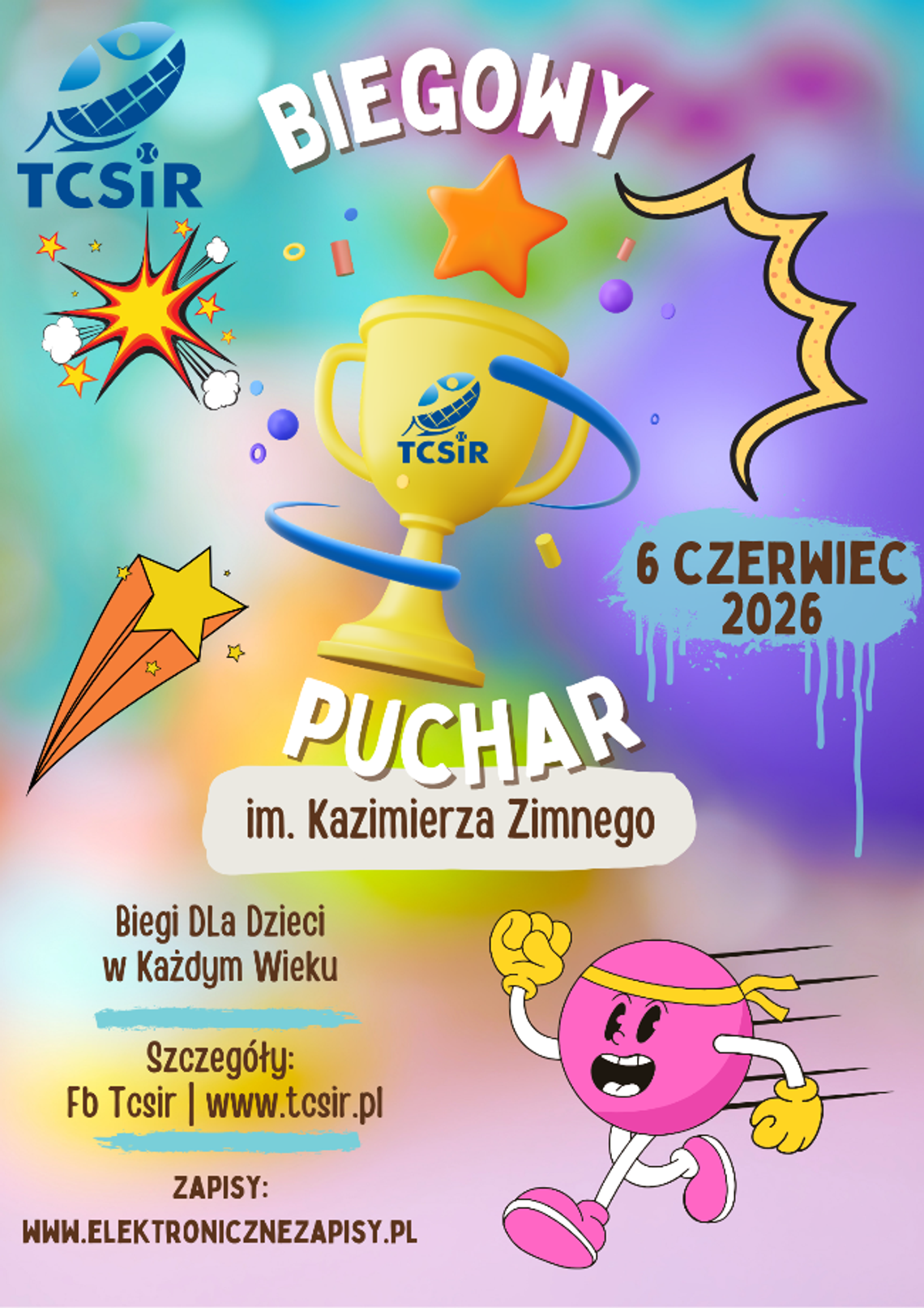 Tczewskie Centrum Sportu i Rekreacji zaprasza na II edycję Biegowego Pucharu im. Kazimierza Zimnego.