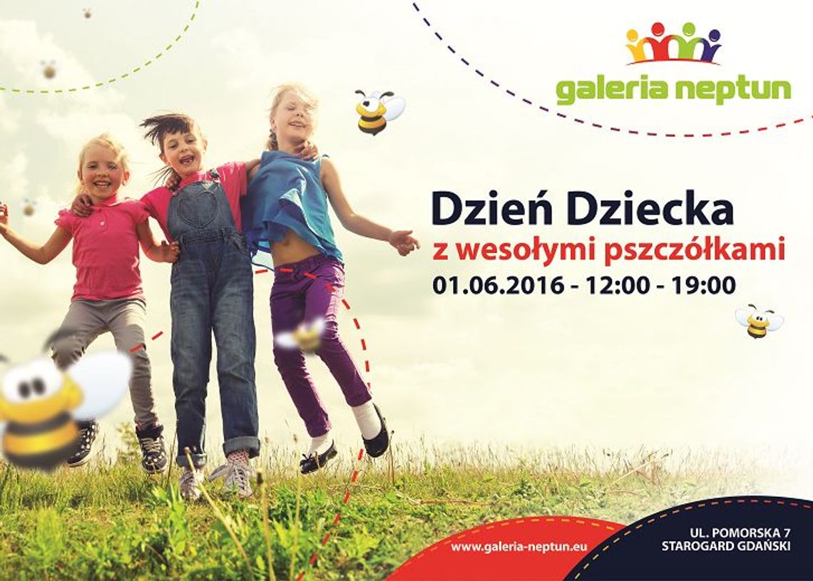 Tego jeszcze nie było - Dzień Dziecka z Galerią Neptun i wesołymi pszczółkami [art.spons.]