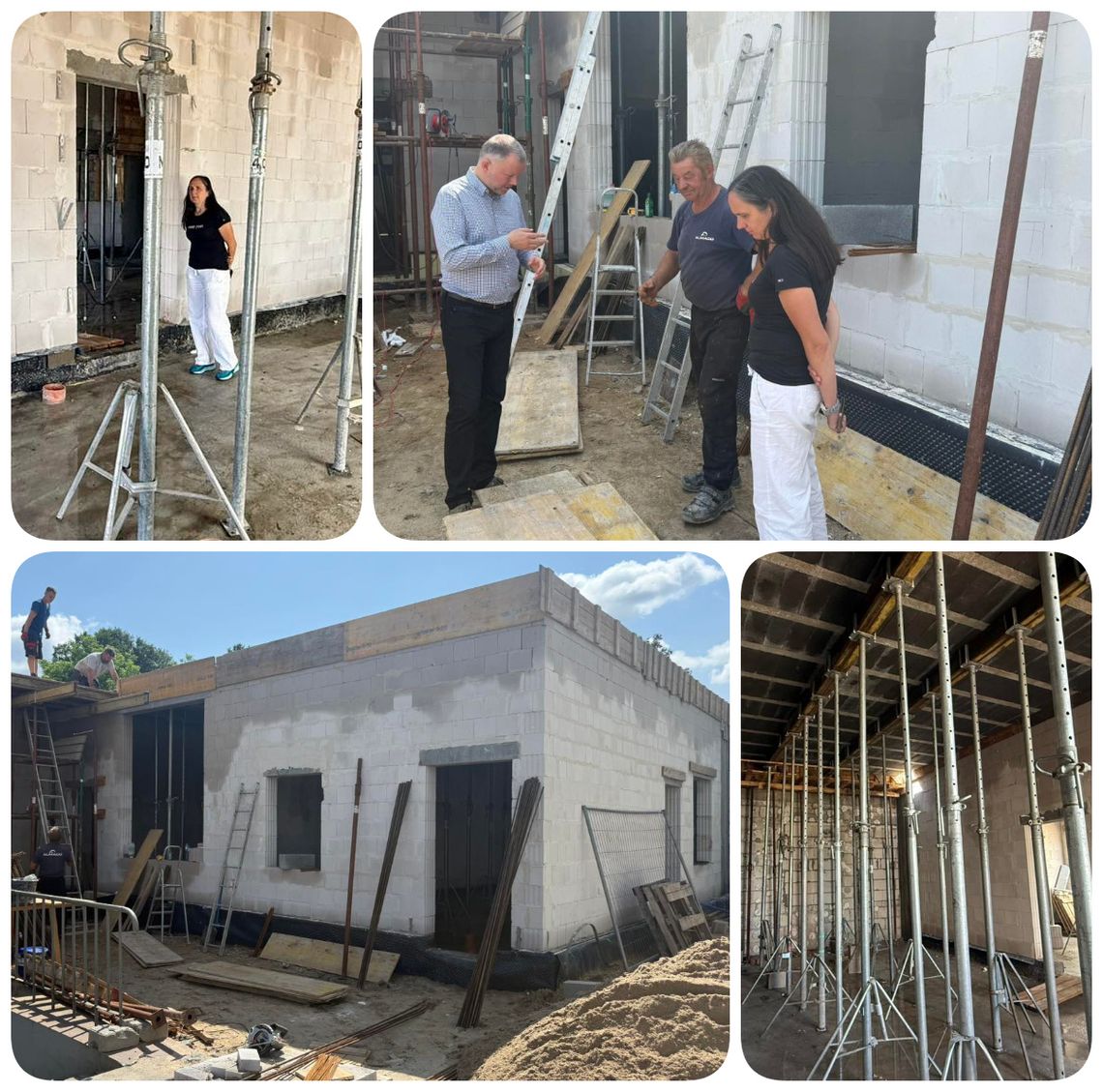 Trwa budowa nowych pomieszczeń przy Publicznej Szkole Podstawowej w Czarnej Wodzie