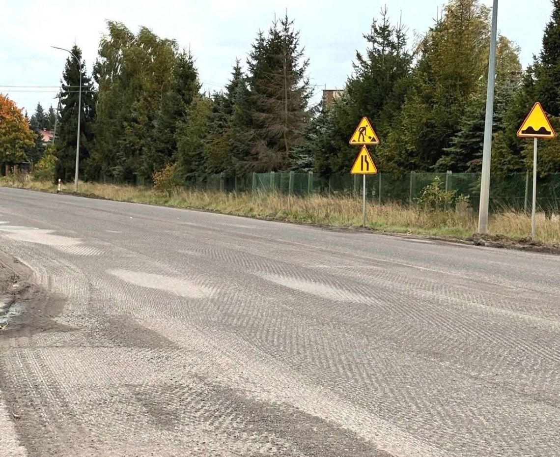 Trwa remont drogi wojewódzkiej nr 214 w Zblewie