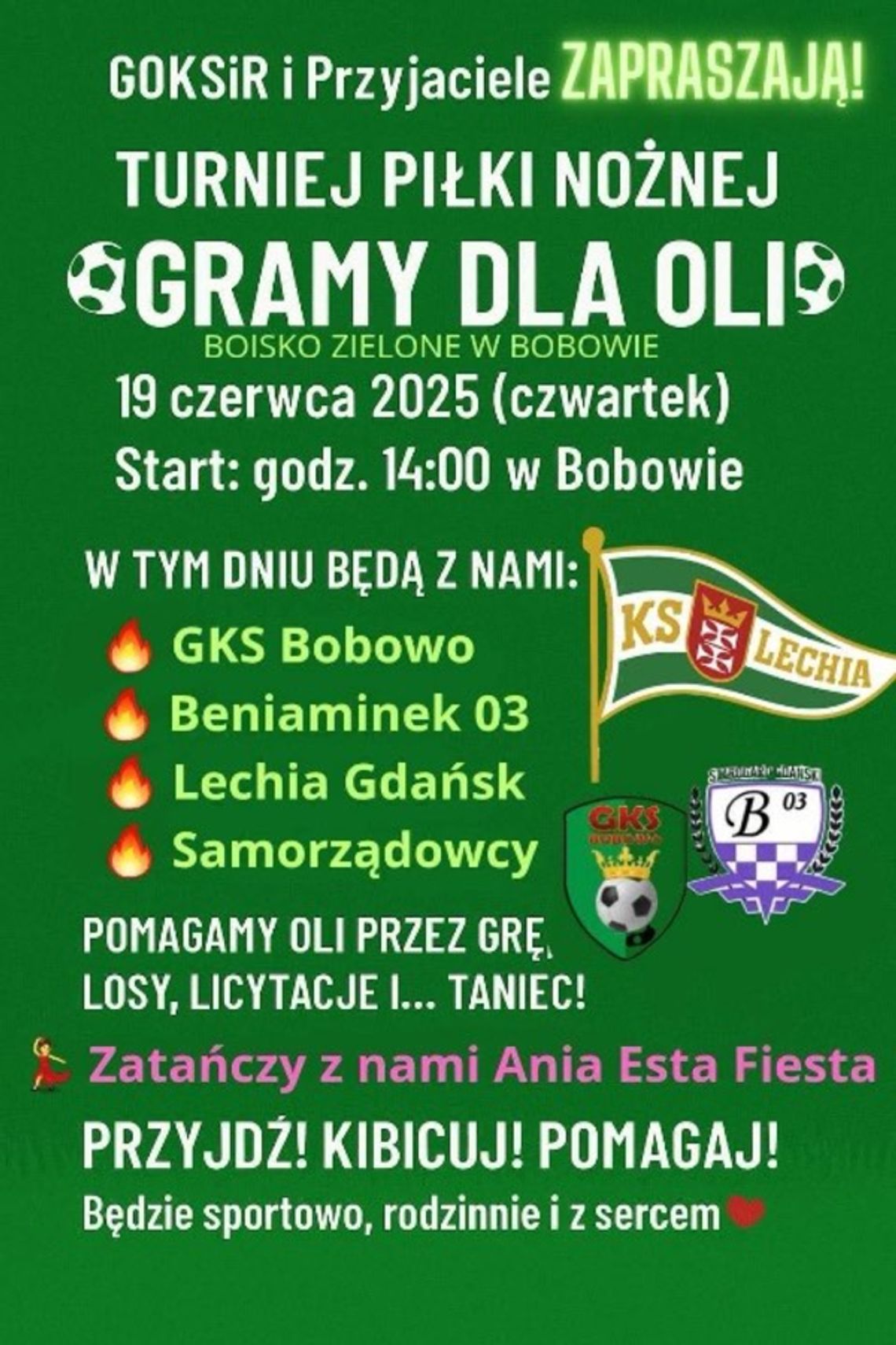Turniej w Bobowie już 19 czerwca!
