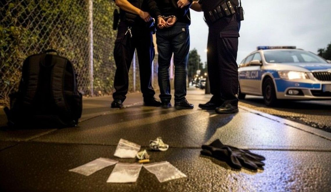 Uciekał przed kryminalnymi, bo miał przy sobie narkotyki