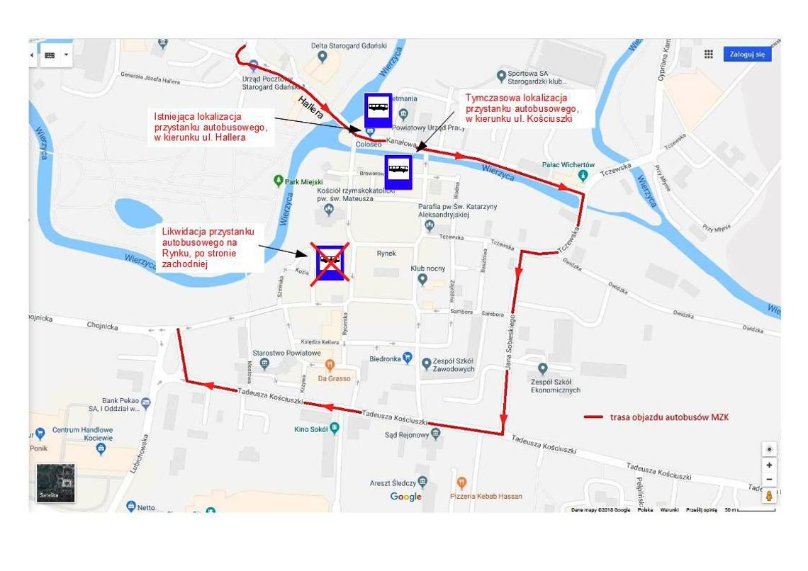 Uwaga! Autobusy miejskie nie będą jeździć przez Rynek