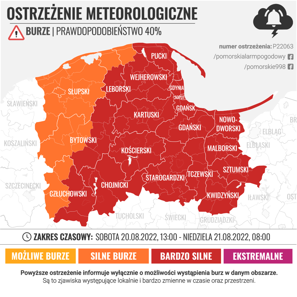 UWAGA: Dziś możliwe silne burze. Wydano ostrzeżenia trzeciego stopnia