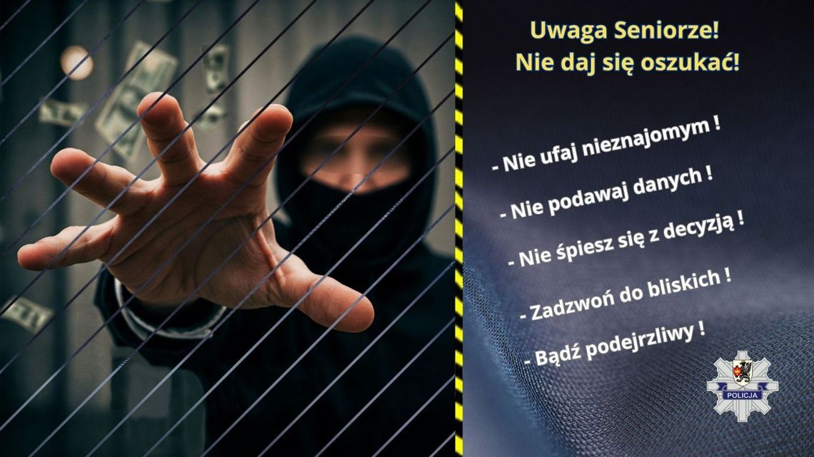 Uwaga Seniorze! Nie daj się oszukać!