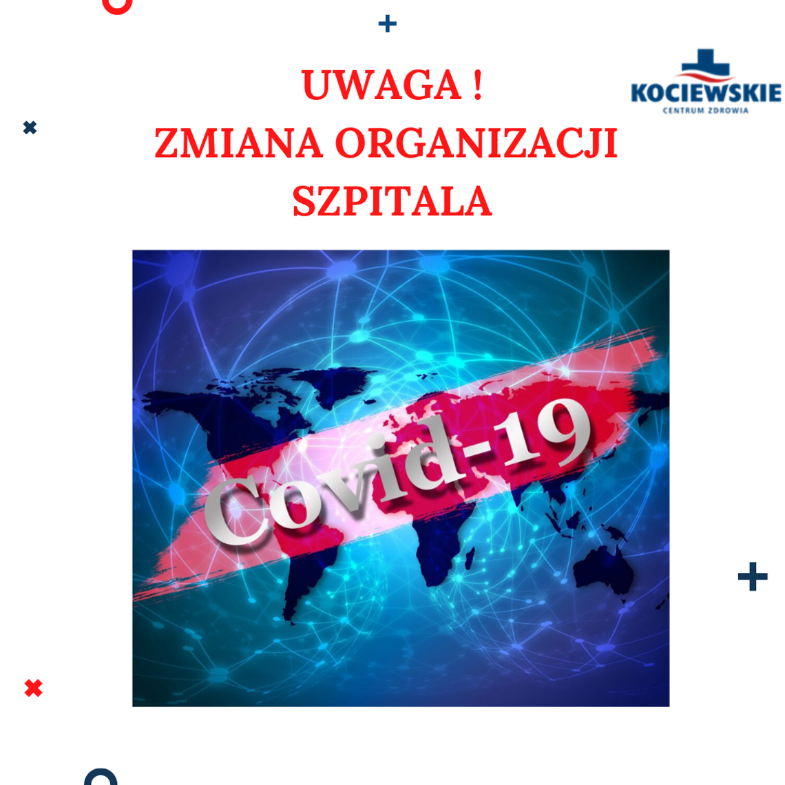 UWAGA! Ważna zmiana organizacji Kociewskiego Centrum Zdowia!