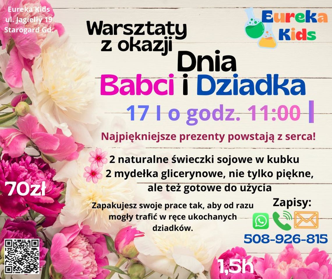 Warsztaty prezentowe z okazji Dnia Babci i Dziadka
