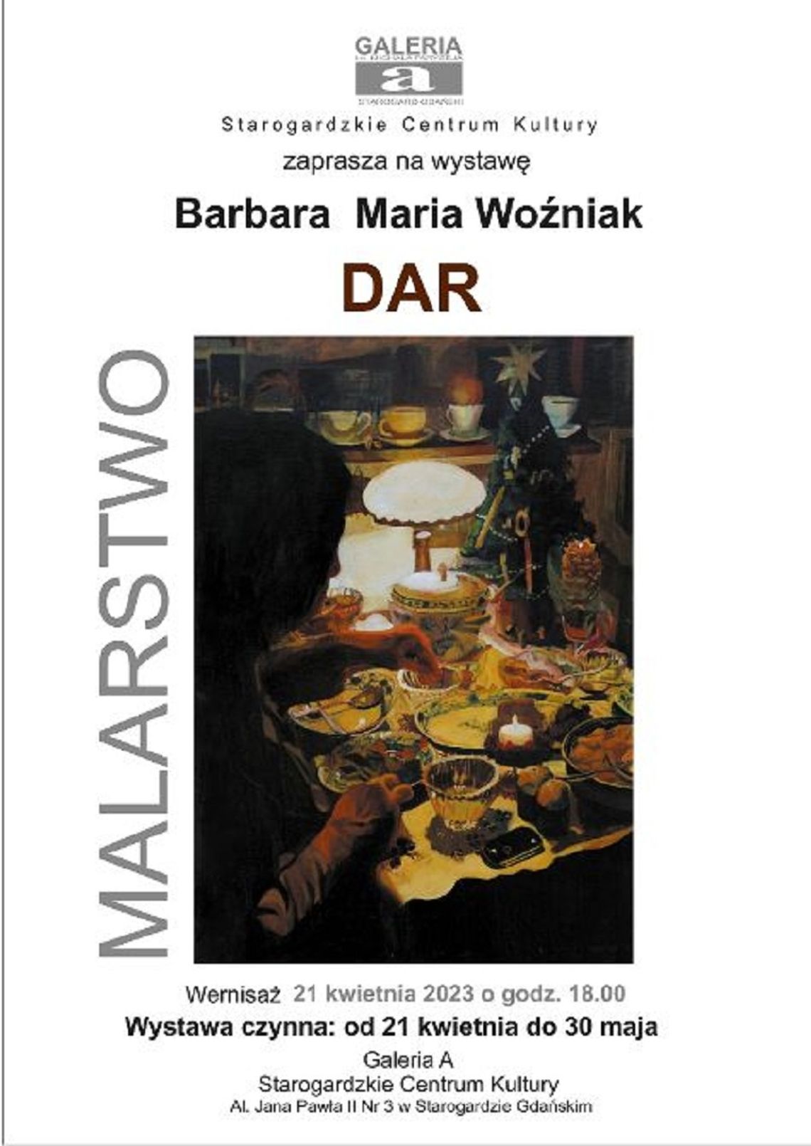 Wernisaż wystawy "DAR" malarstwa Barbary Marii Woźniak