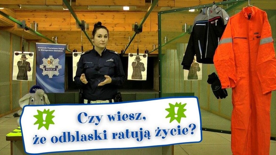 [WIDEO] Nie bądź mroczny - bądź widoczny! Pamiętaj, że odblaski ratują życie