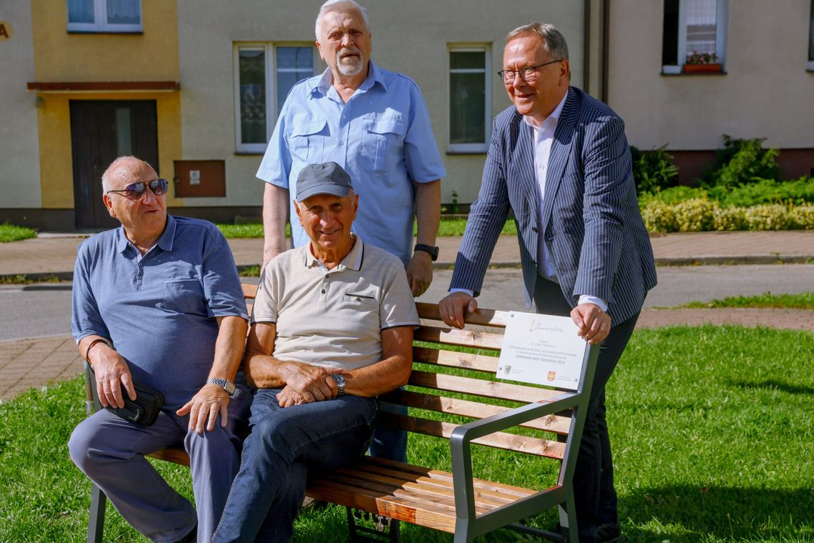 Więcej miejsc odpoczynku dla seniorów podczas spacerów