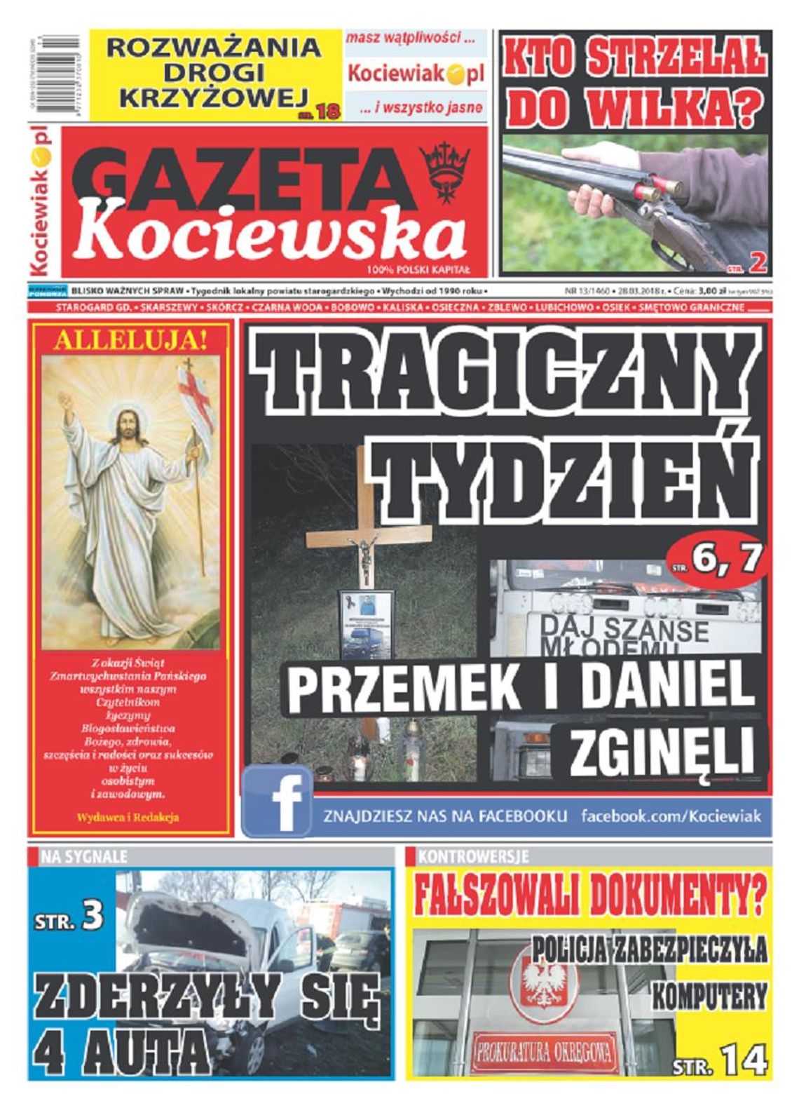 Wielkanocny numer Gazety Kociewskiej już w Waszych Kioskach! Wielkanocny numer Gazety Kociewskiej już w Waszych Kioskach!