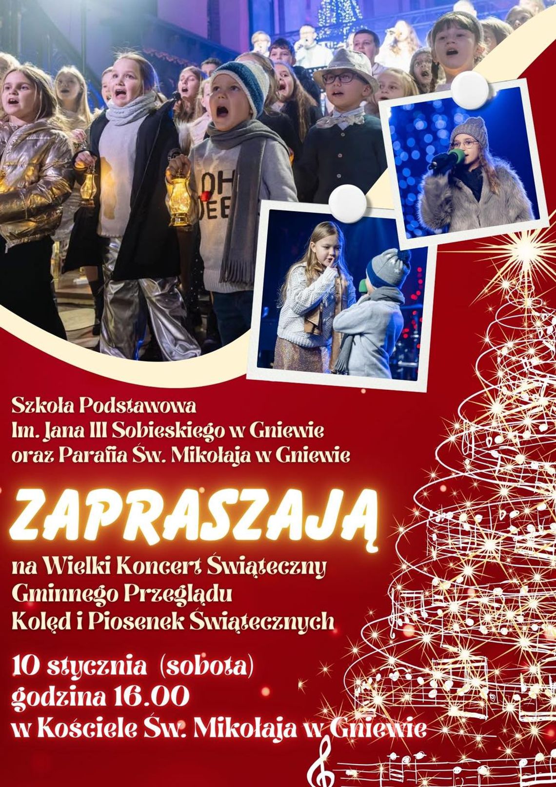 Wielki Koncert Świąteczny w Gniewie – zaproszenie na wyjątkowe kolędowanie