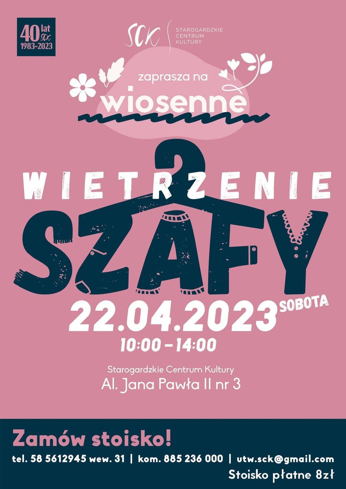 Wiosenne wietrzenie szaf w Starogardzkim Centrum Kultury