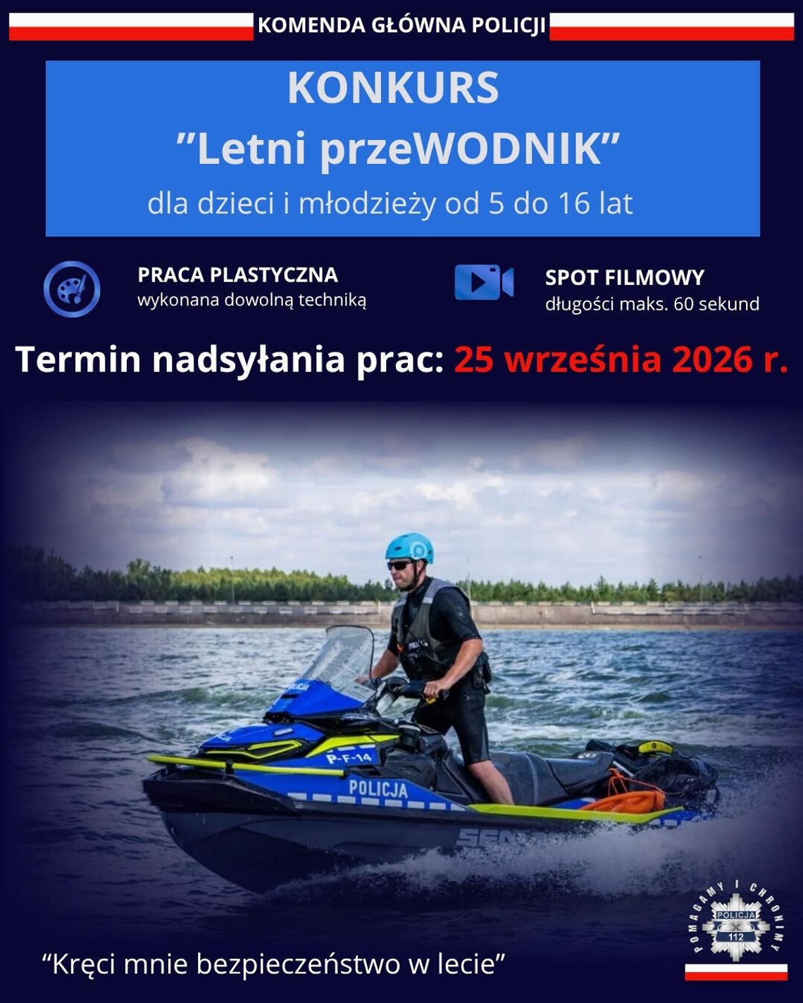 Wspomnij bezpieczne wakacje i wygraj atrakcyjne nagrody! Trwa konkurs „Letni przeWODNIK” dla dzieci i młodzieży