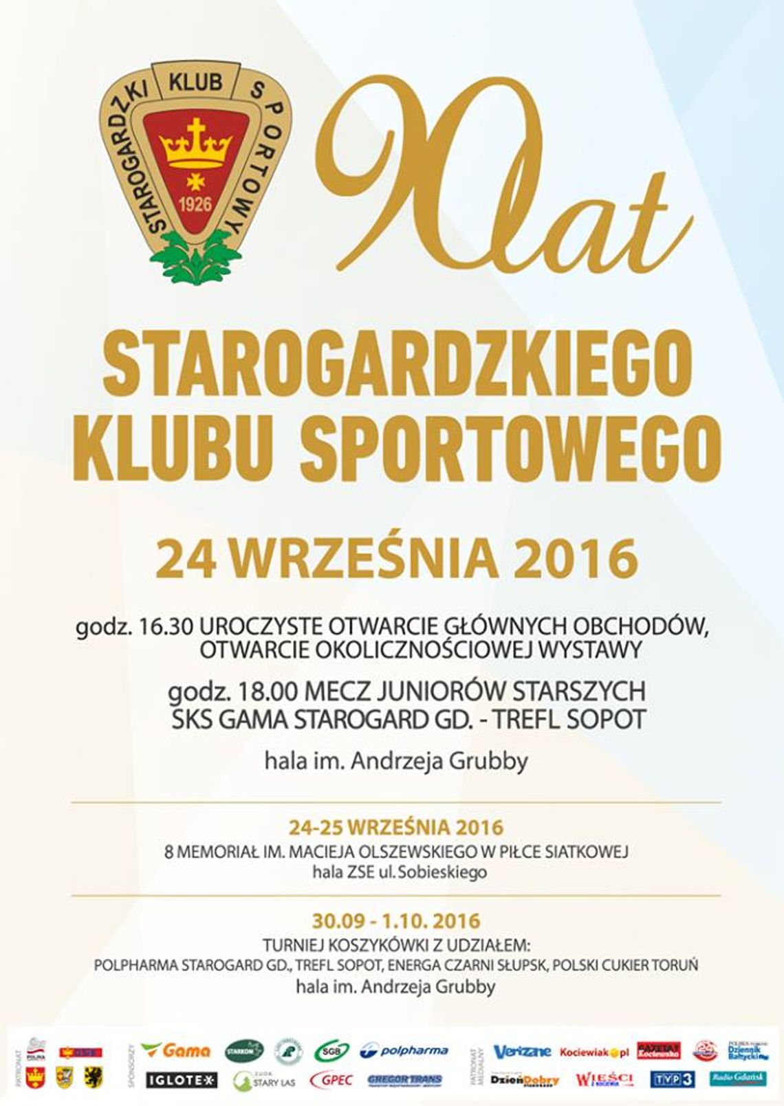 Wyjątkowy jubileusz SKS-u! Starogardzki Klub Sportowy świętuje swoje 90lecie 