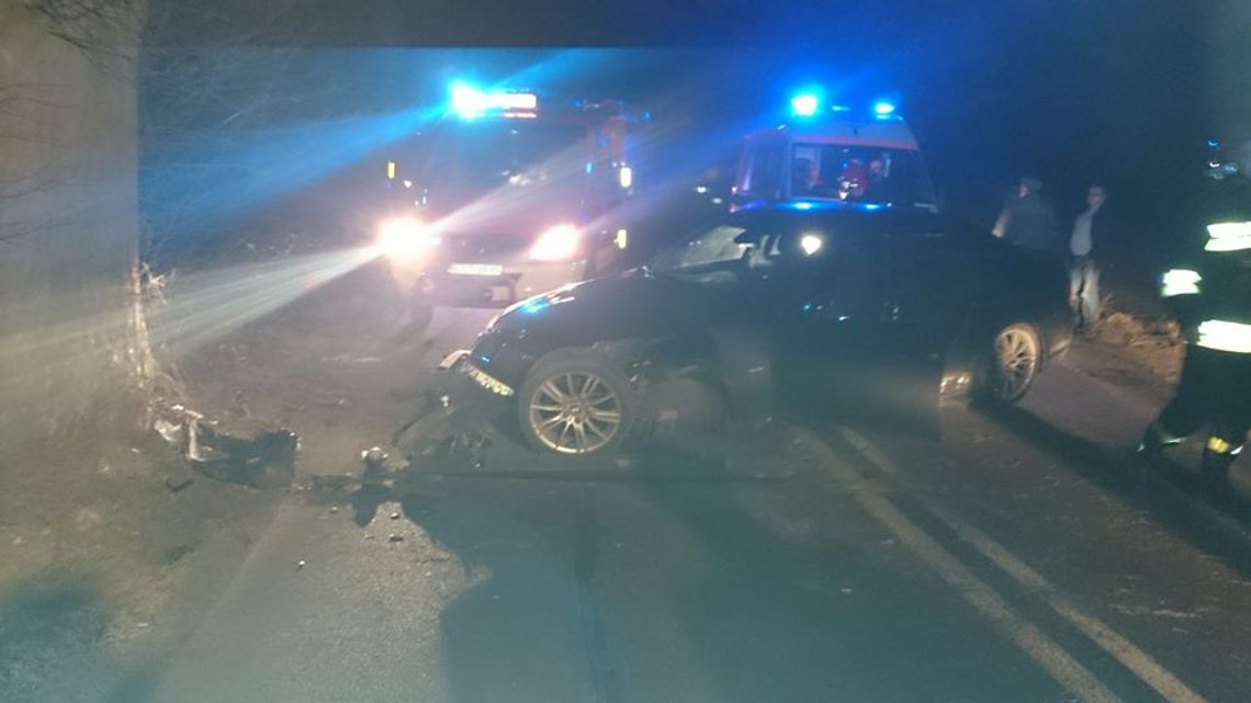 WYPADEK: Jedna osoba ranna w wypadku na drodze wojewódzkiej nr 222 WYPADEK: Jedna osoba ranna w wypadku na drodze wojewódzkiej nr 222