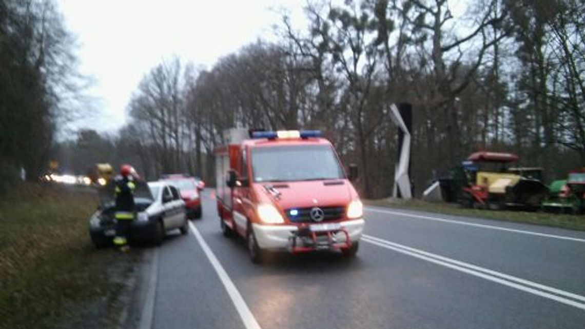 WYPADEK na drodze krajowej nr 22. Jedna osoba ranna WYPADEK na drodze krajowej nr 22. Jedna osoba ranna