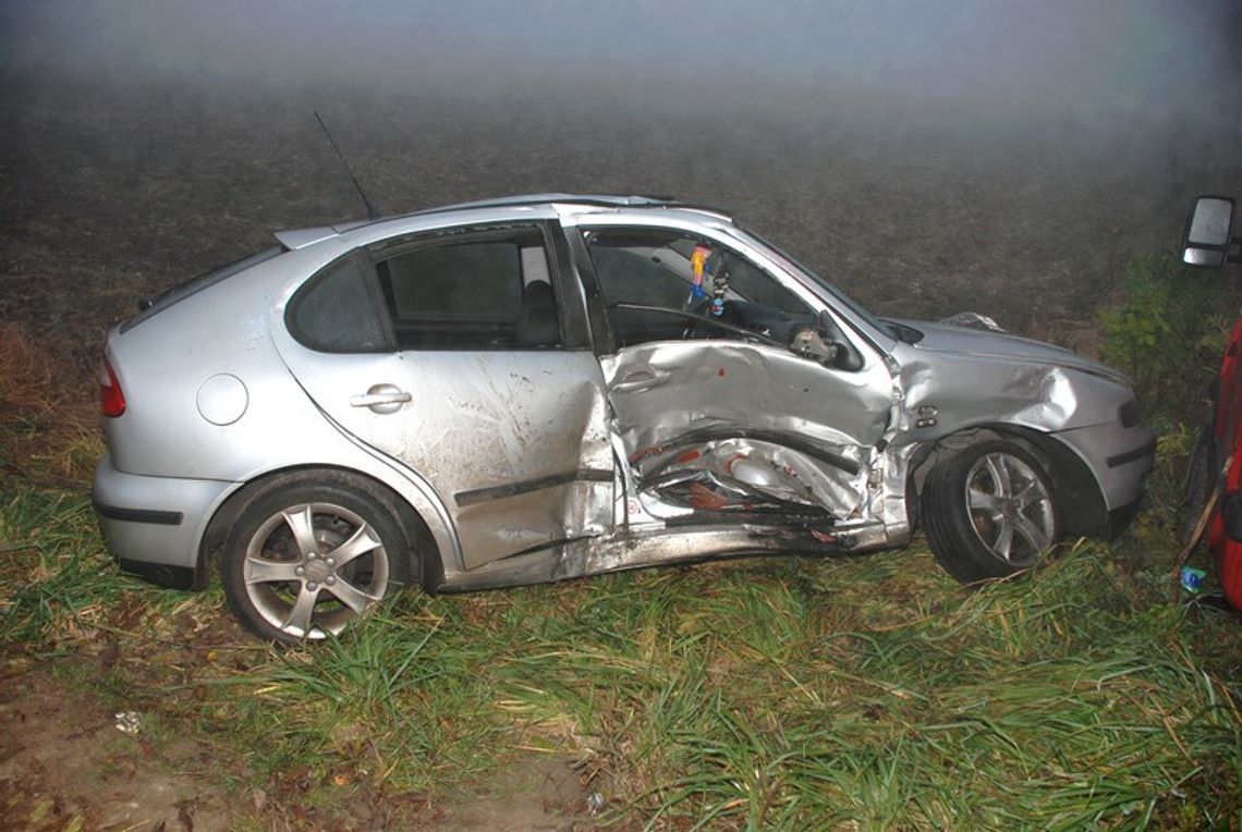 Wypadek na skrzyżowaniu w Piesienicy. Ranna kobieta