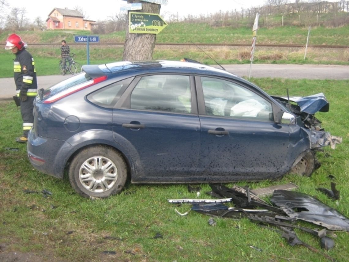 Wypadek w Zdunach. Są ranni ZDJĘCIA