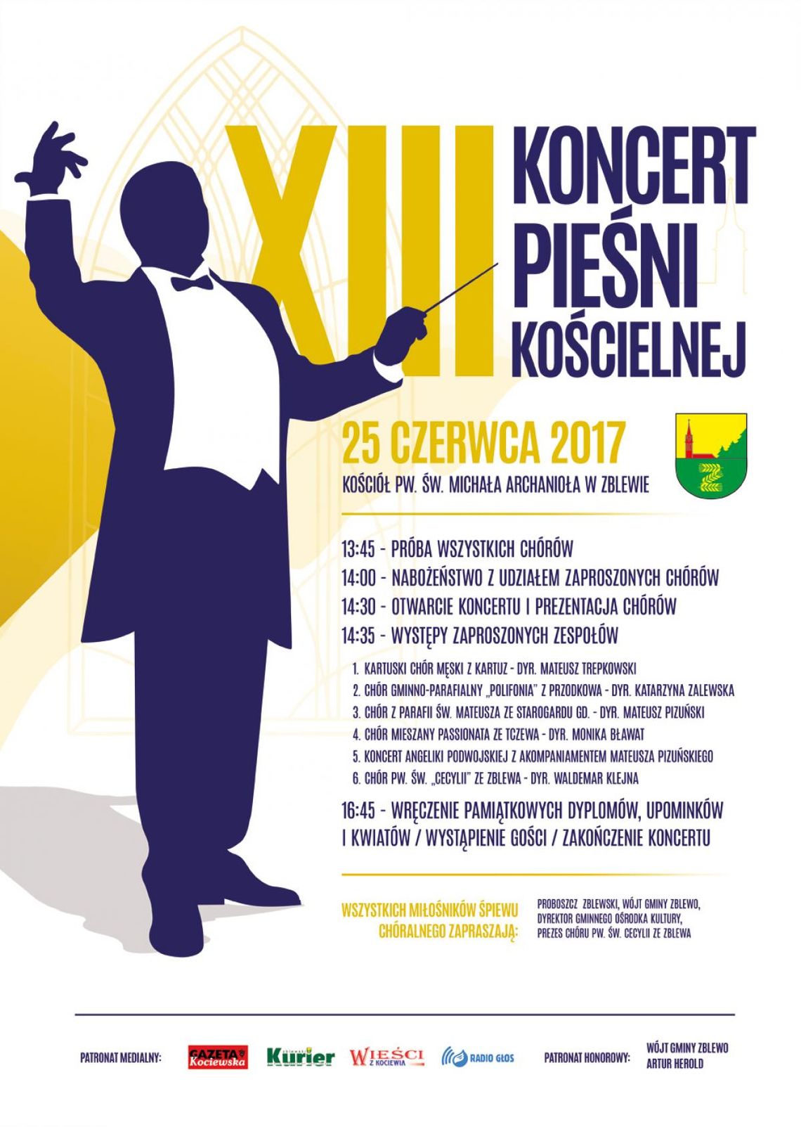 XIII edycja Koncertu Pieśni Kościelnej w Zblewie. Warto tam być!