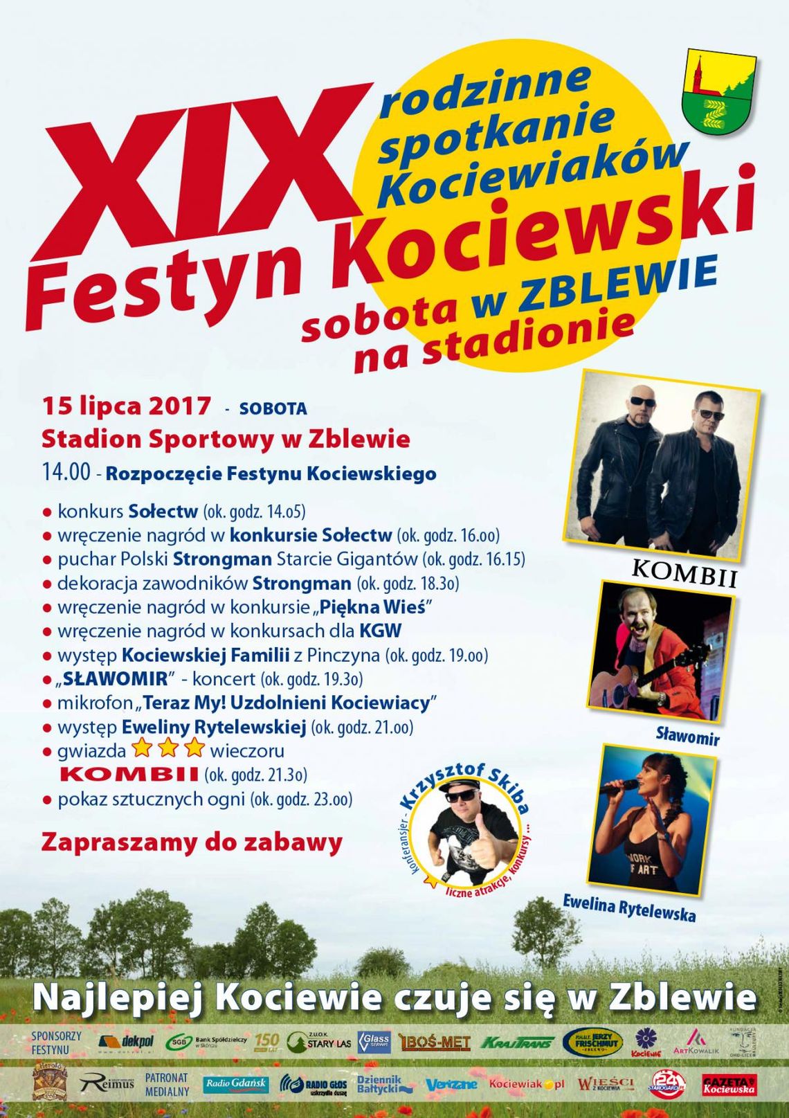 XIX Festyn Kociewski w Zblewie. Na scenie wystąpi m.in. zespół Kombi! 