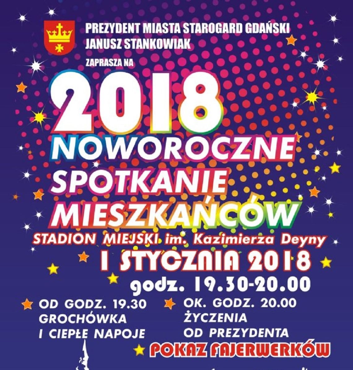 Zaproszenie na Spotkanie Noworoczne 2018 Zaproszenie na Spotkanie Noworoczne 2018